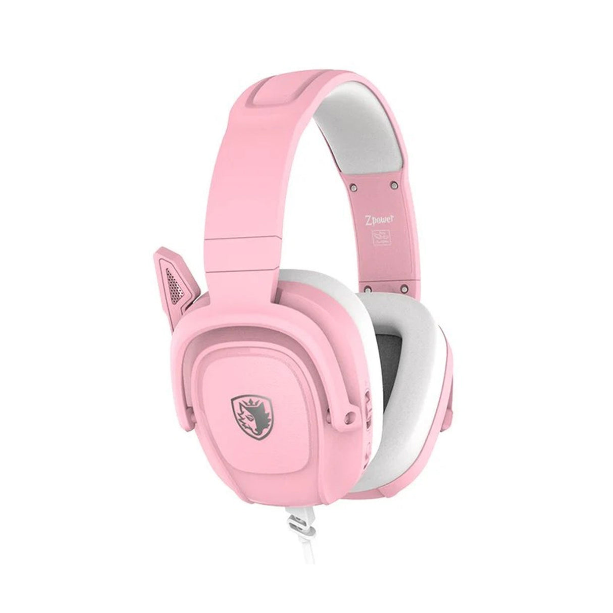 Sades Z-Power Multi-Platform - Wired Gaming Headset - Pink - Zayoom