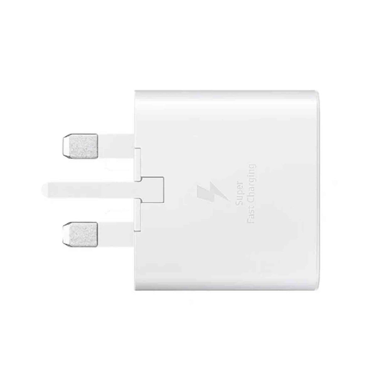 سامسونج محول السفر- 25 واط - مع كابل يو اس بي سي إلى يو اس بي سي - أبيض