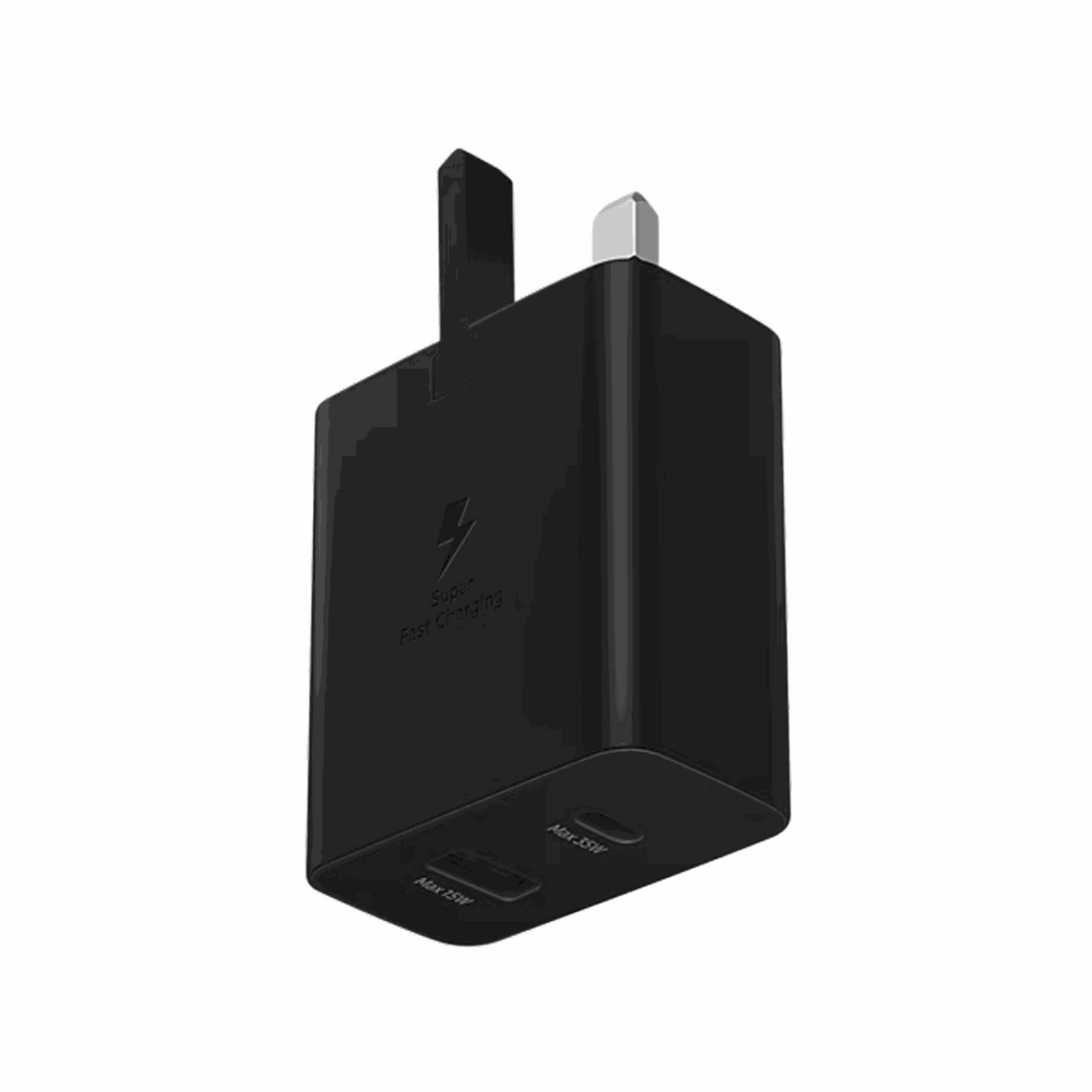 Samsung 35W PD Adapter USB-C & USB-A - Black - Zayoom