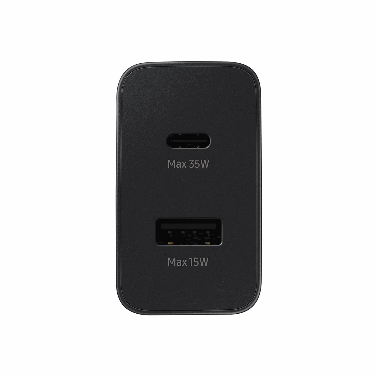 Samsung 35W PD Adapter USB-C & USB-A - Black - Zayoom