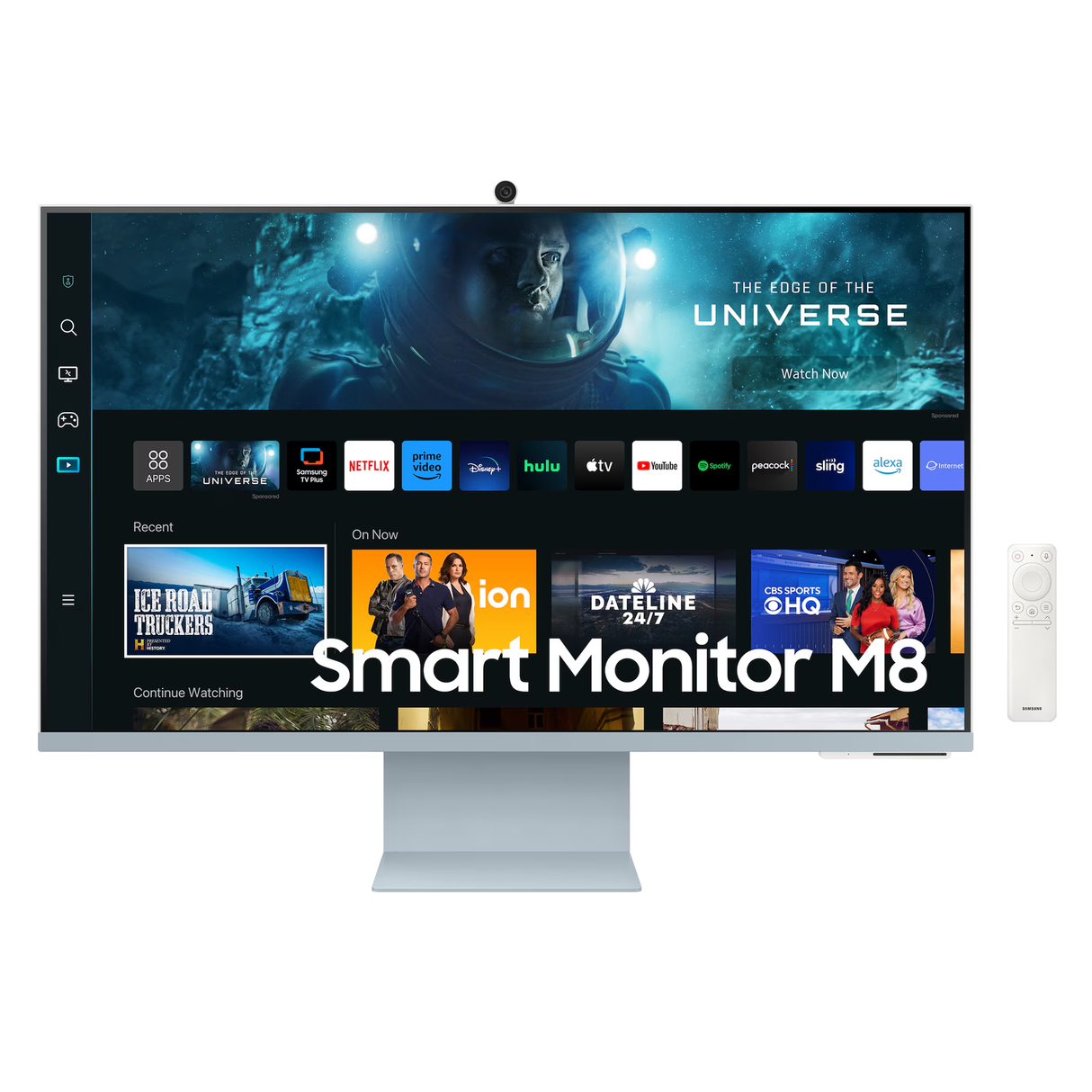 Samsung M8 M80C 32 Inch 4K UHD VA, 60Hz Smart Monitor - Cloud Blue