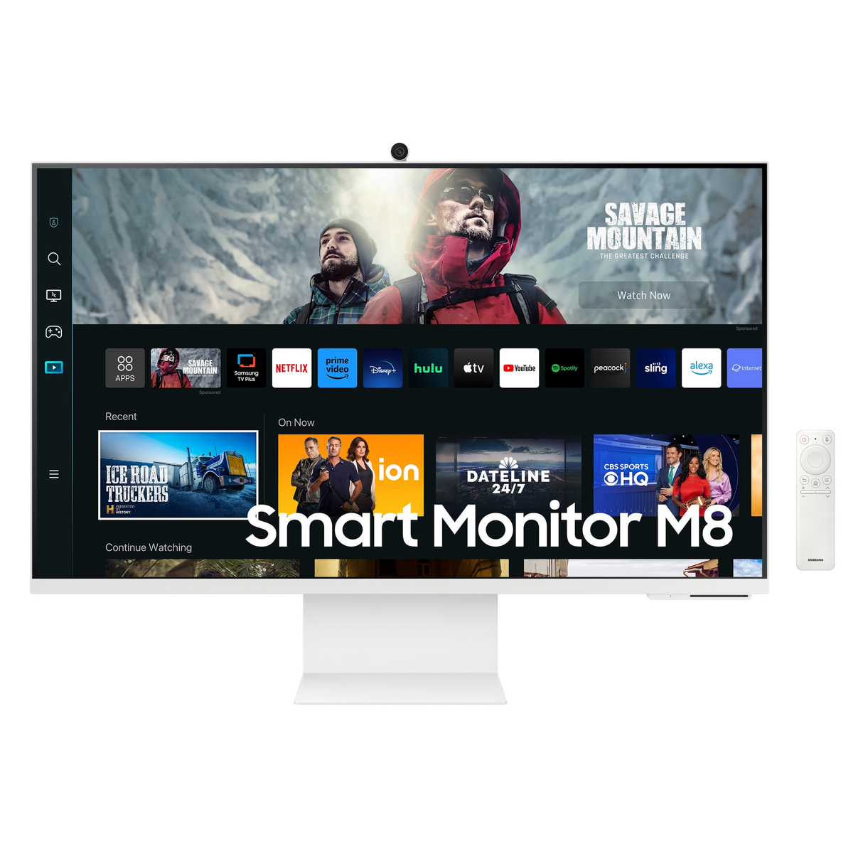 Samsung M8 M80C 32 Inch 4K UHD VA, 60Hz Smart Monitor - White