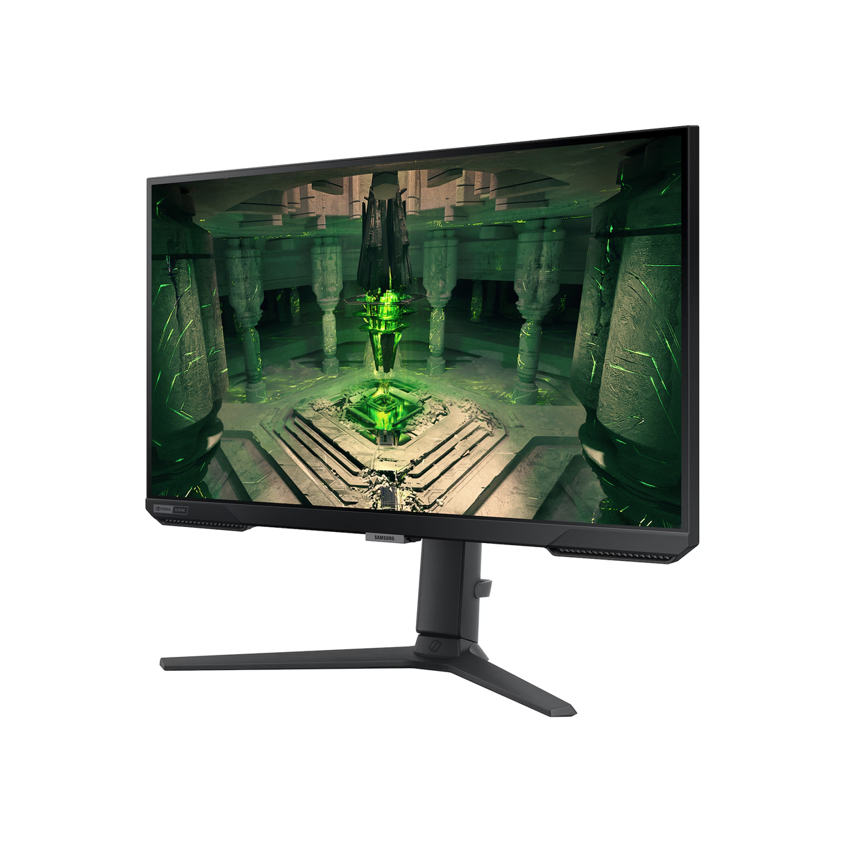 سامسونج شاشة ألعاب أوديسي G4 مقاس 27 بوصة فل إتش دي بلوحة IPS، بتردد 240 هرتز وزمن استجابة 1 مللي ثانية، مع تقنية فري سينك بريميوم ومتوافقة مع جي سينك
