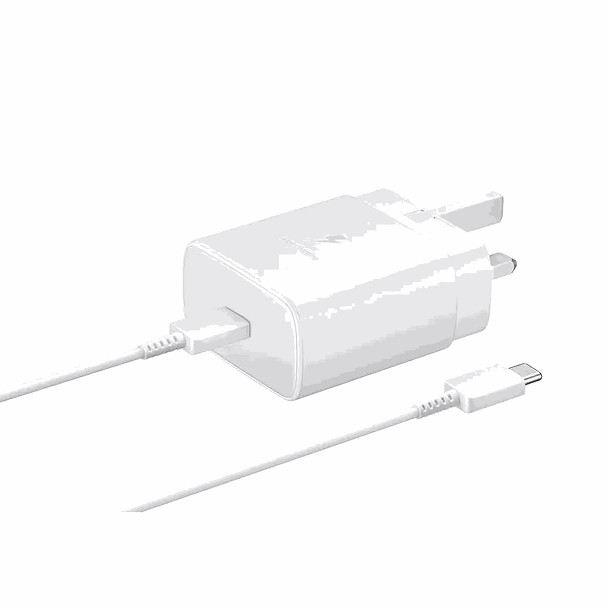 Samsung 45W Power Adapter With Cable 5A USB-C to USB-C - White - Zayoom
