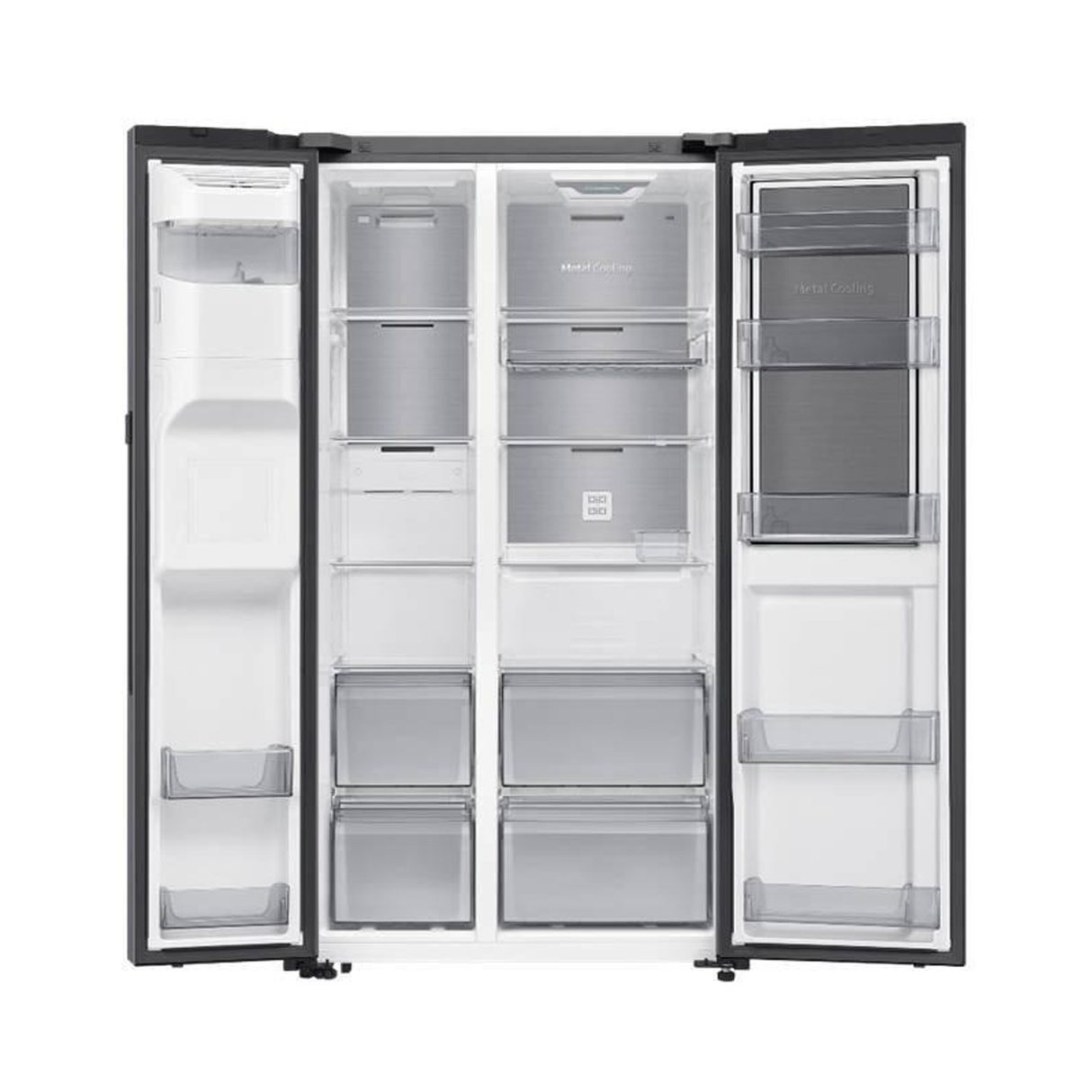 سامسونج ثلاجة جانبية بسعة 22 قدم³ – 610 لتر – RS80F64GDTKW – إينوكس