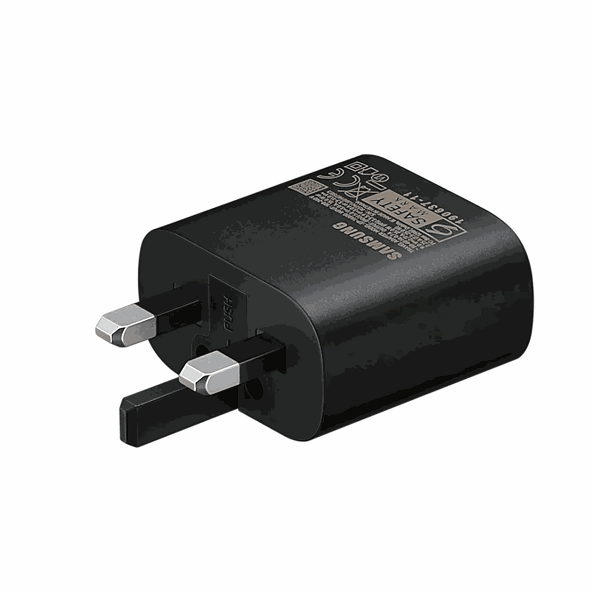 Samsung 25W Travel Adapter with USB-C to USB-C Cable - Black - Zayoom