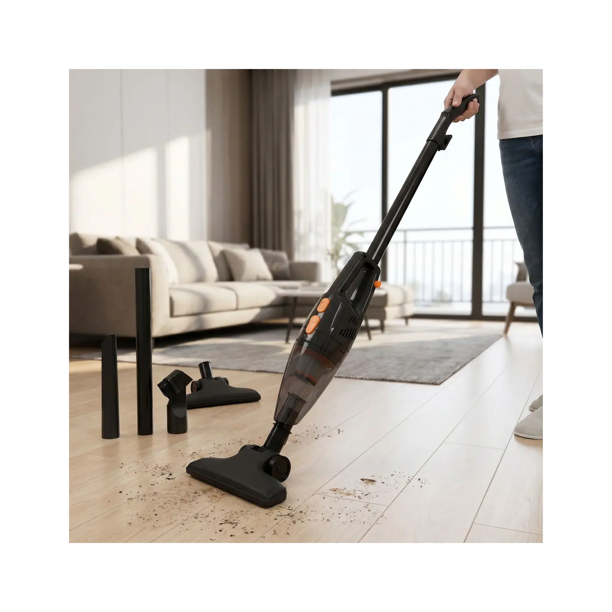 Sayona pps 9-in-1 High-Power 600W Vacuum Cleaner – With HEPA Filter and Versatile Cleaning- SVC-2440