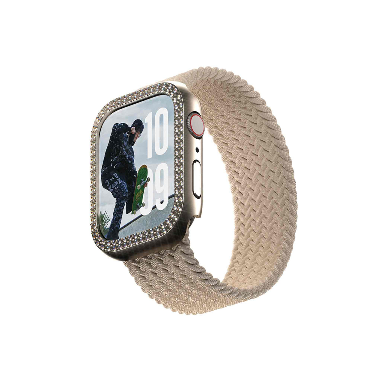 SAFE. by PanzerGlass® Screen Protector Bling Bumper Gold for Apple Watch Series 10 42mm - Zayoom