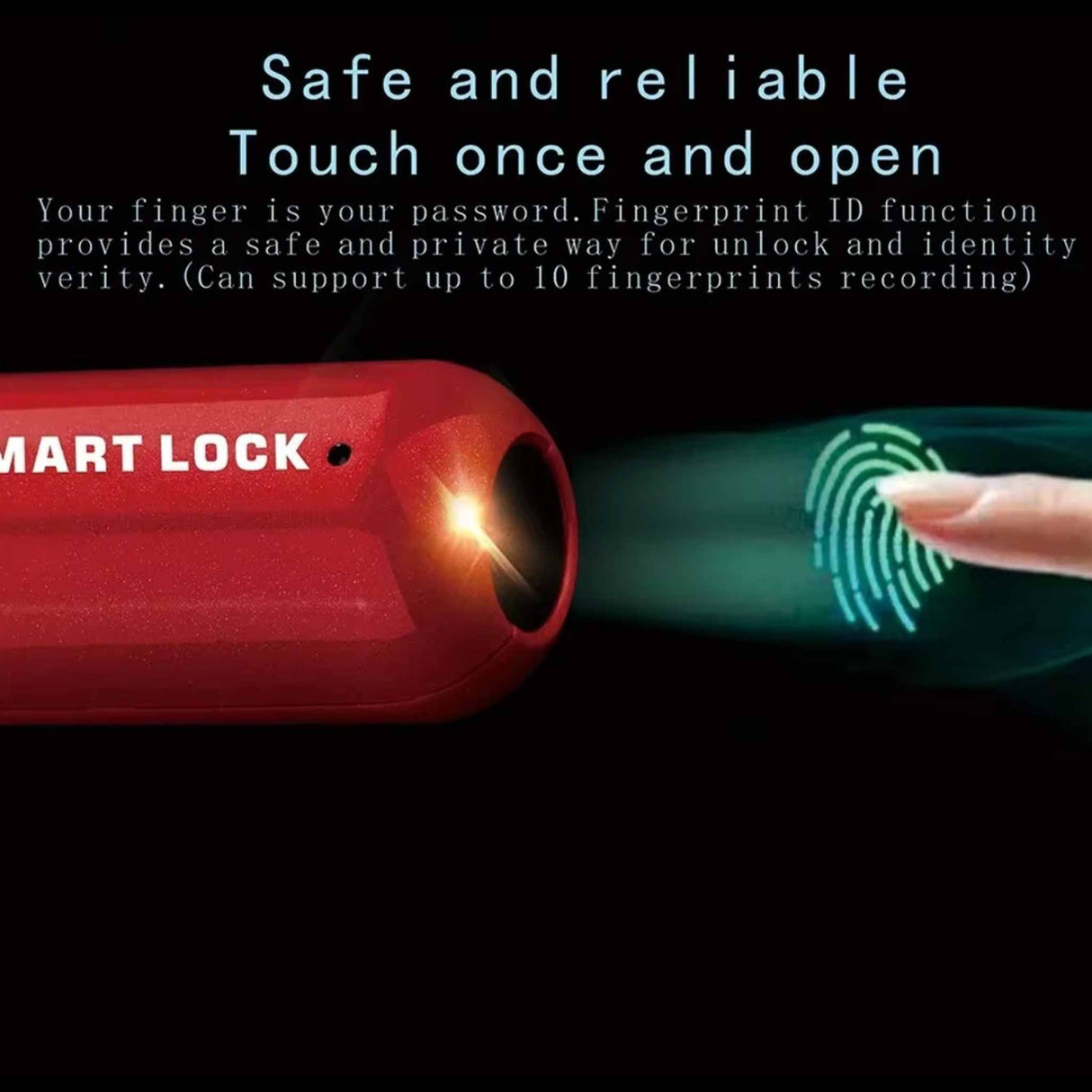 NHE Smart Padlock Finger Print