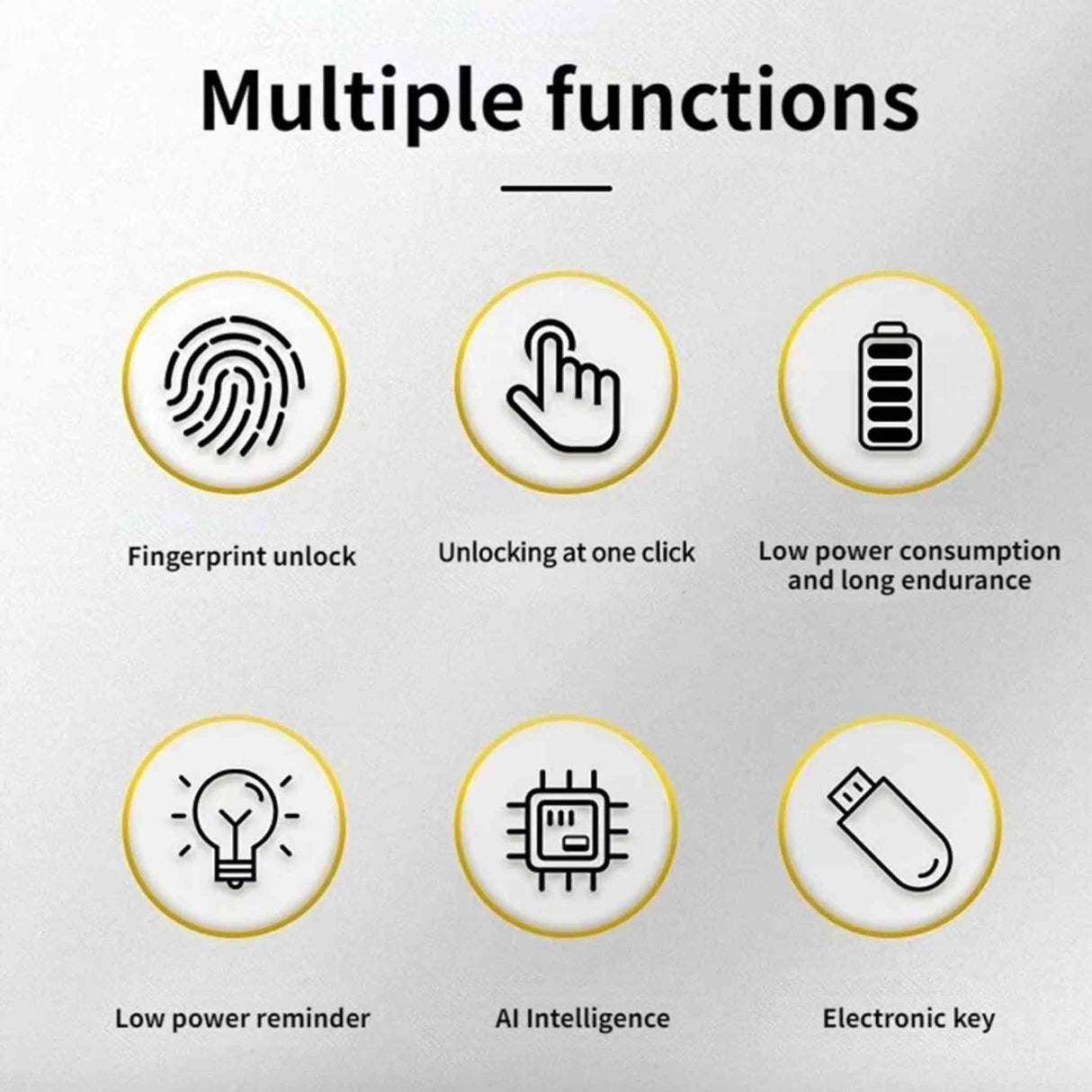 NHE Smart Padlock Finger Print