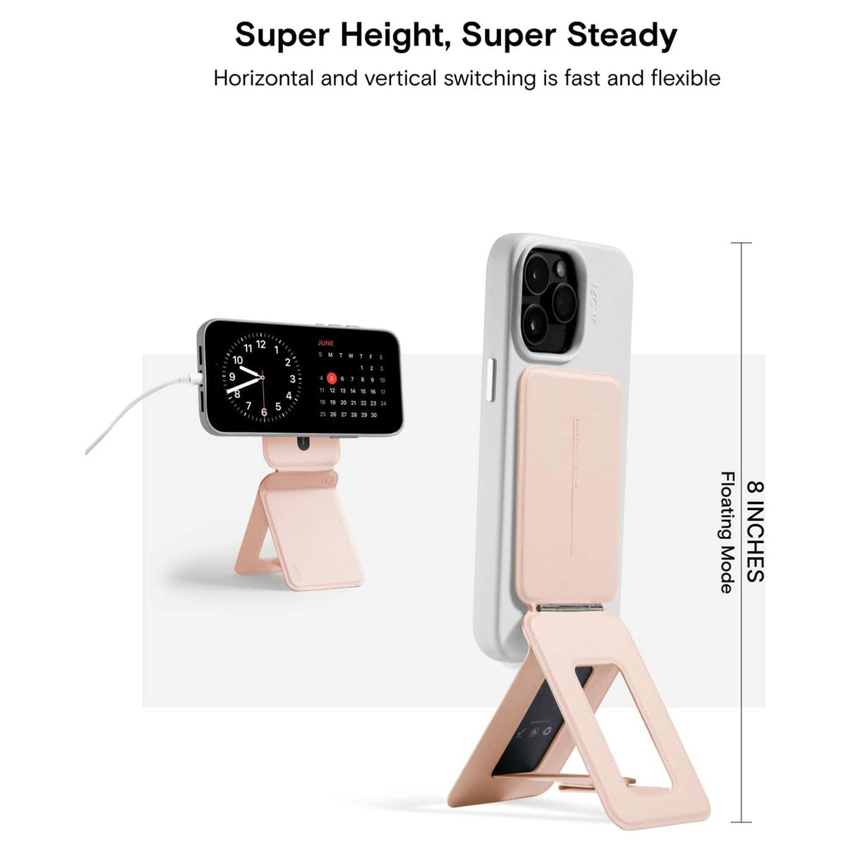 MOFT Snap Invisible Phone Tripod - Peach Pink - Zayoom
