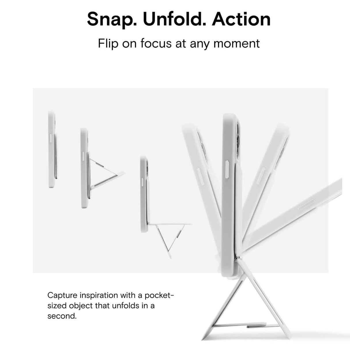 MOFT Snap Invisible Phone Tripod - Peach Pink - Zayoom