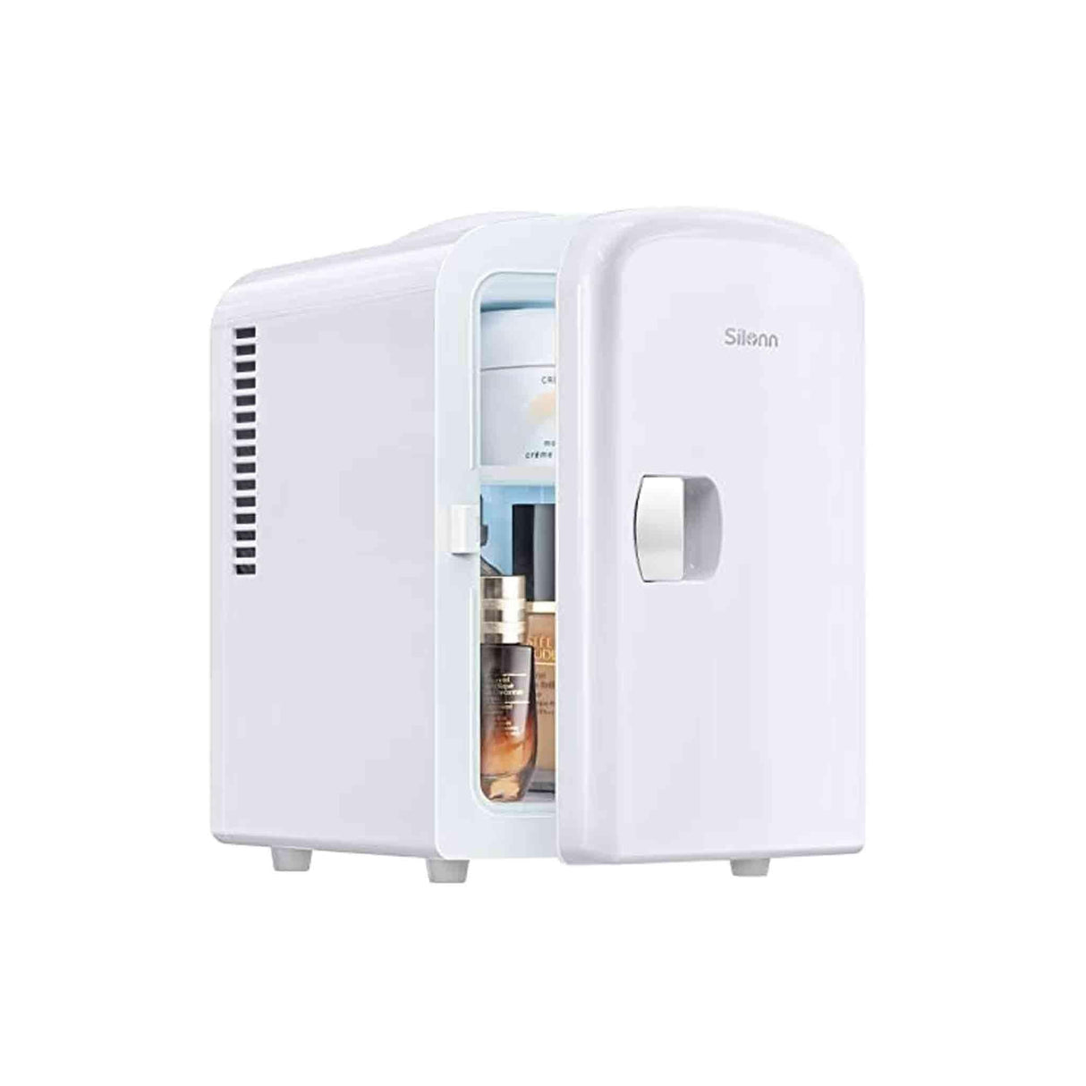 Silonn Cooler and Warmer Compact Mini Fridge 4L - White - Zayoom