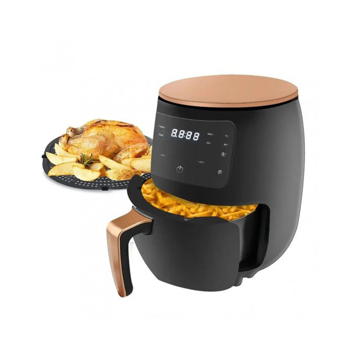 سيلفر كريست قلاية هوائية 2400 واط سعة 6 لتر