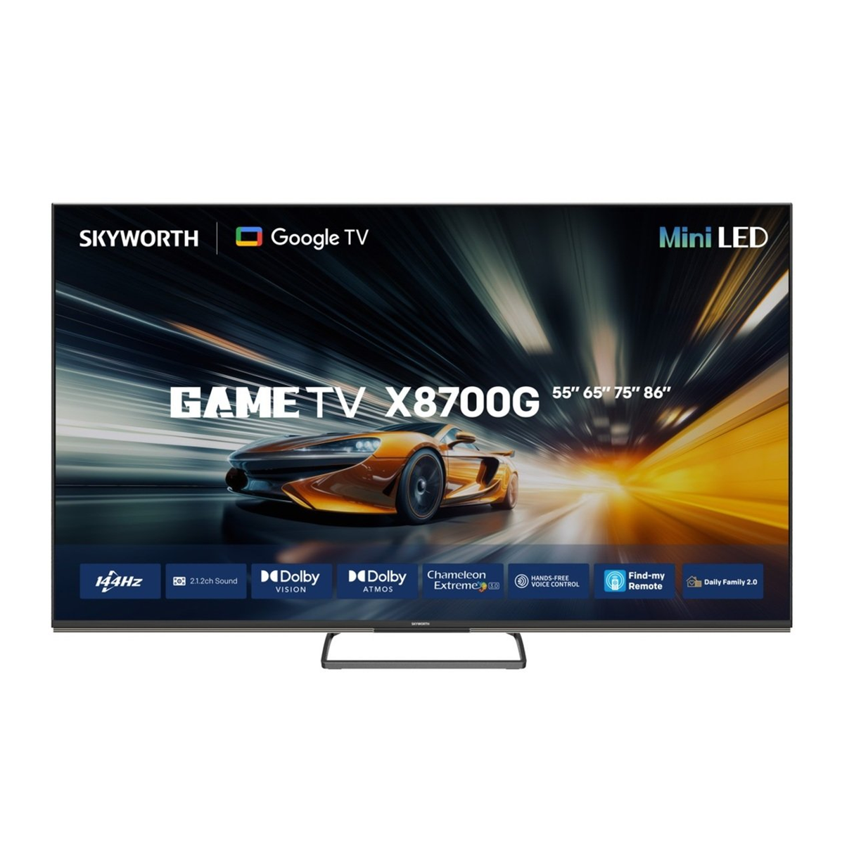 Skyworth 65 Inch Mini LED 4K Gaming Smart Google TV