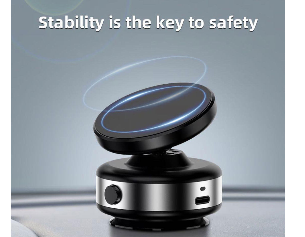 Smart Vacuum Suction Phone Holder Type-C-M12Q - Zayoom