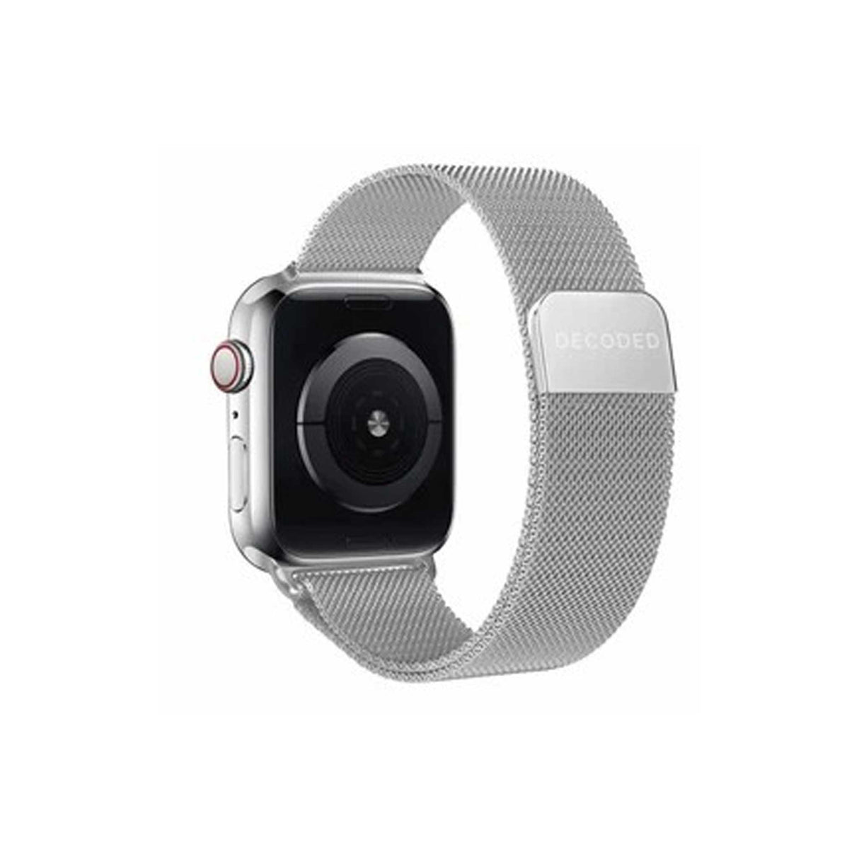 Decoded Apple watch 45mm Milan Traction Strap - Titaniun - Zayoom