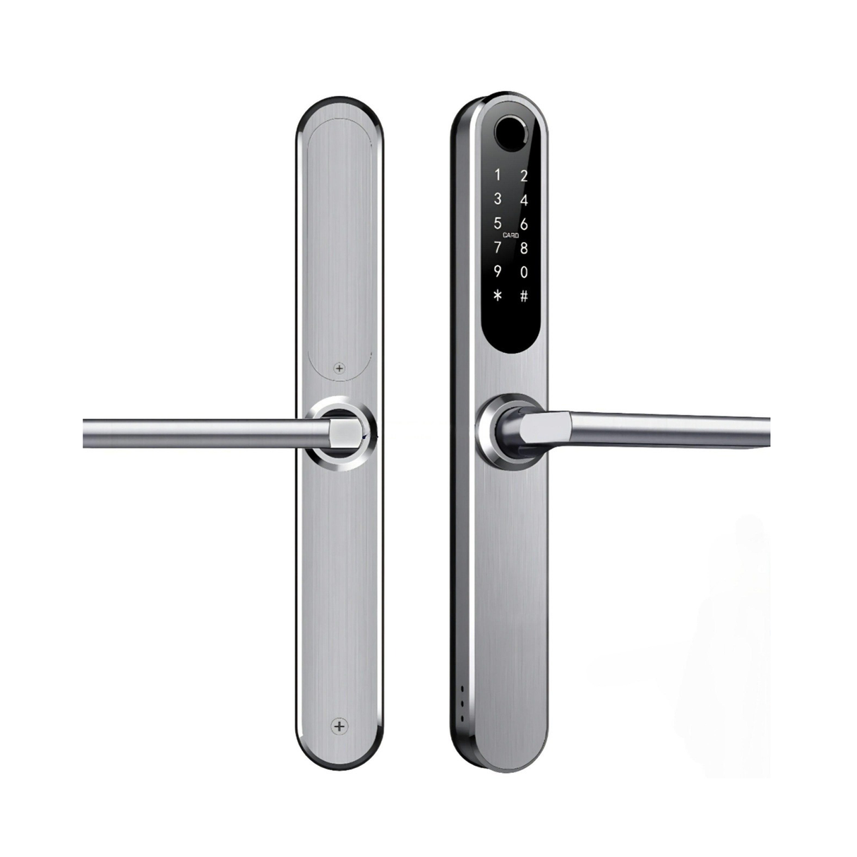 Smart Handle Door Lock S35 Silver TTLock Expert-Verified Quality Zayoom Guaranteed