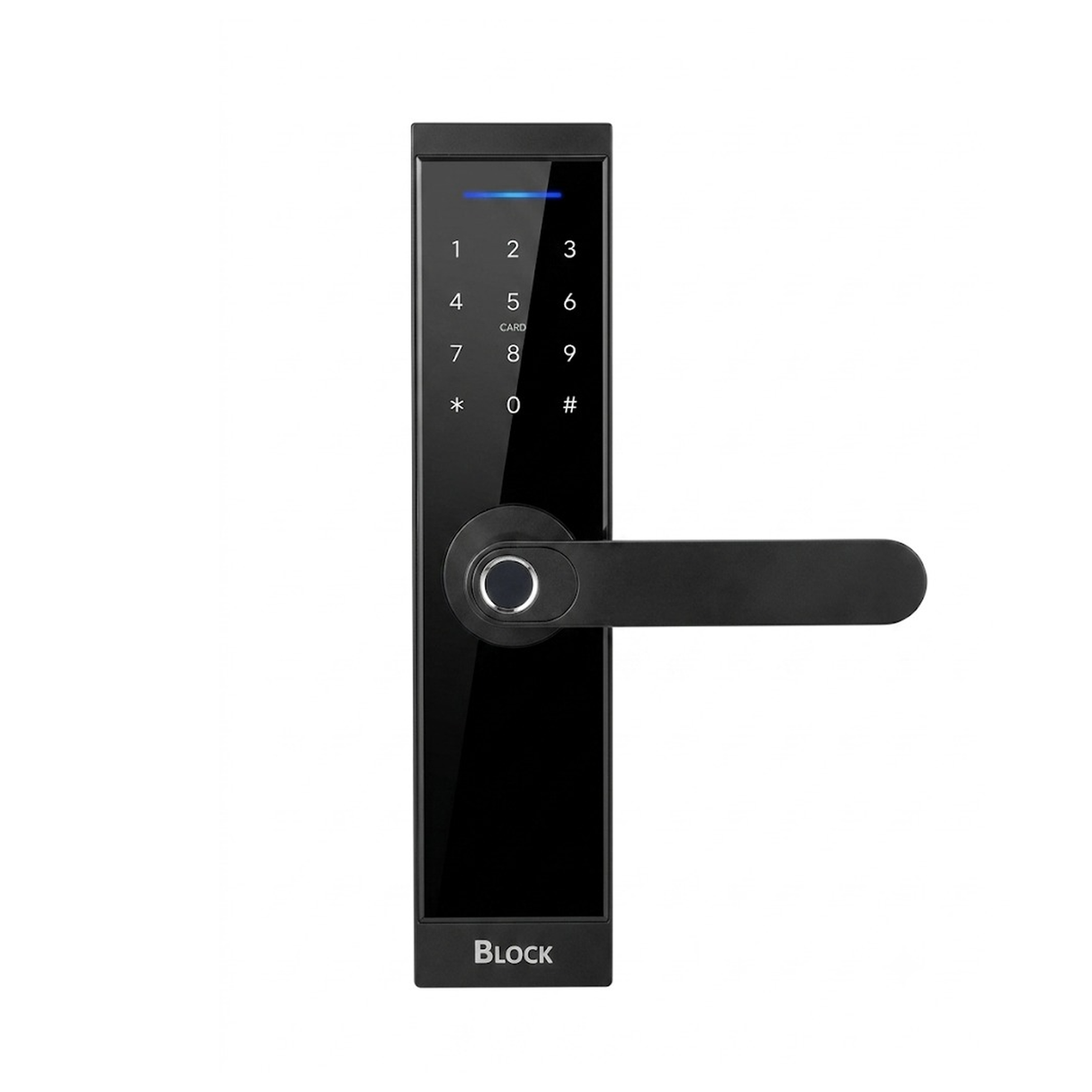Smart Lock Intelligent Wooden Door Lock With TTLock App - Wooden Doors With Installation - Black