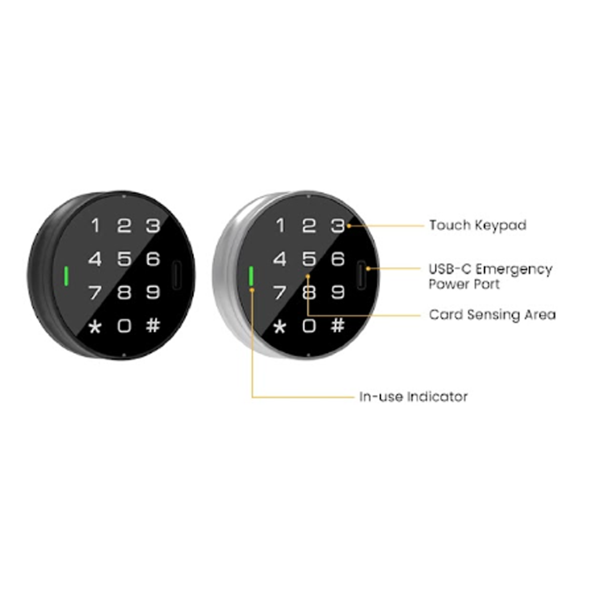 Smart Locker/Cabinet Lock (Code & Card Only) - E60CT