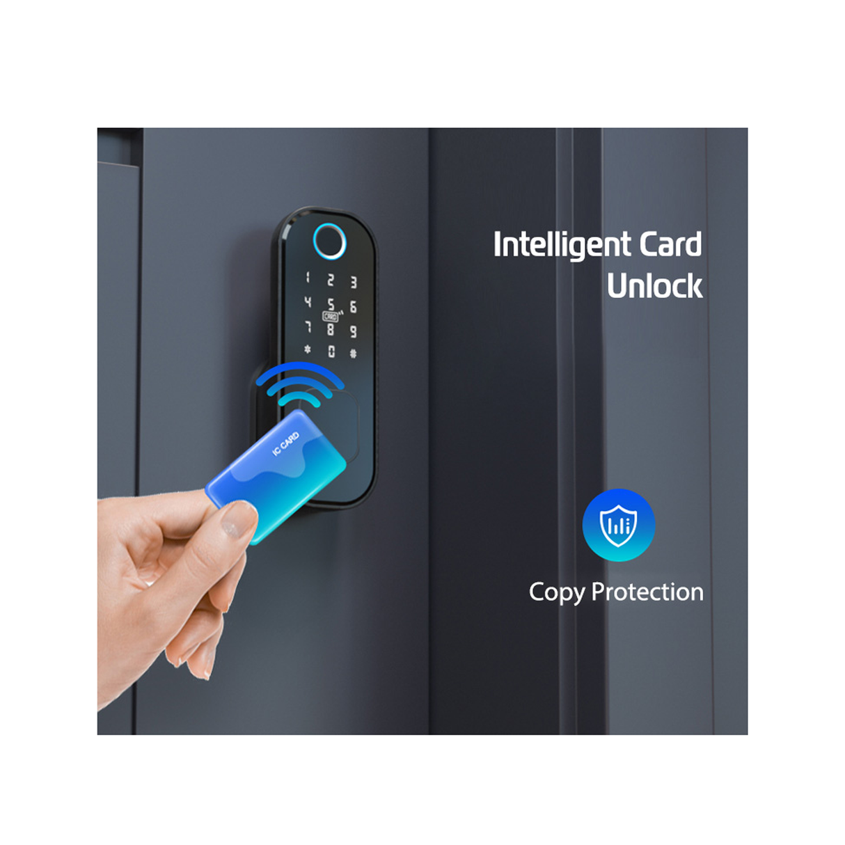 قفل خارجي سمارت للبوابات المعدنية VD08