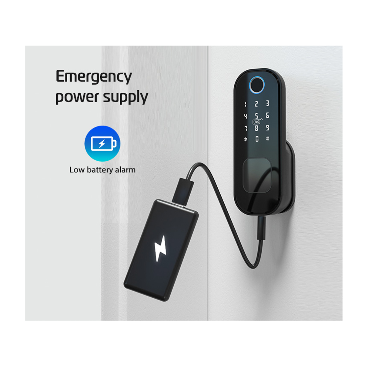 قفل خارجي سمارت للبوابات المعدنية VD08