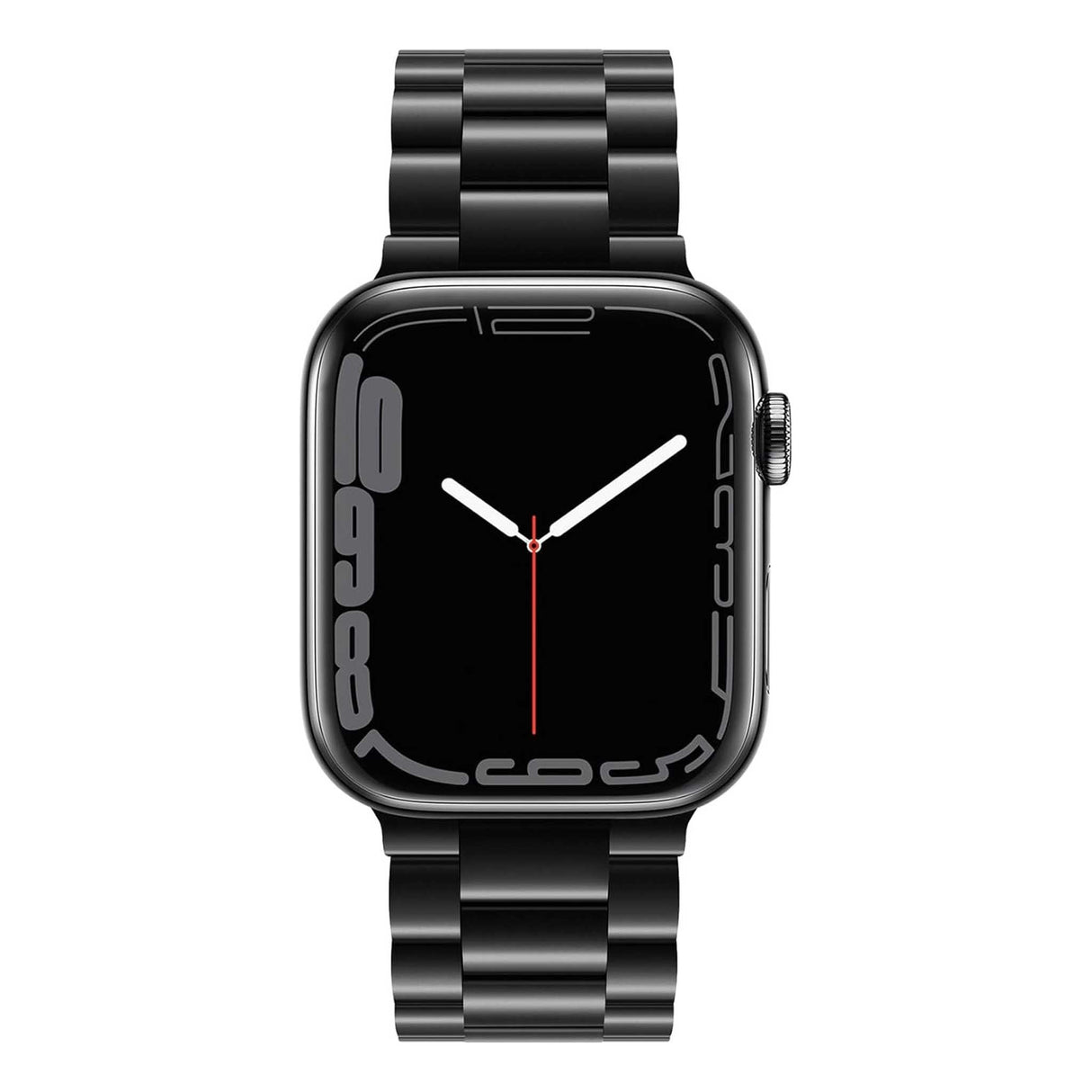 Stainless Steel Metal Band for Apple Watch 42/44/45/49mm - Black - Zayoom