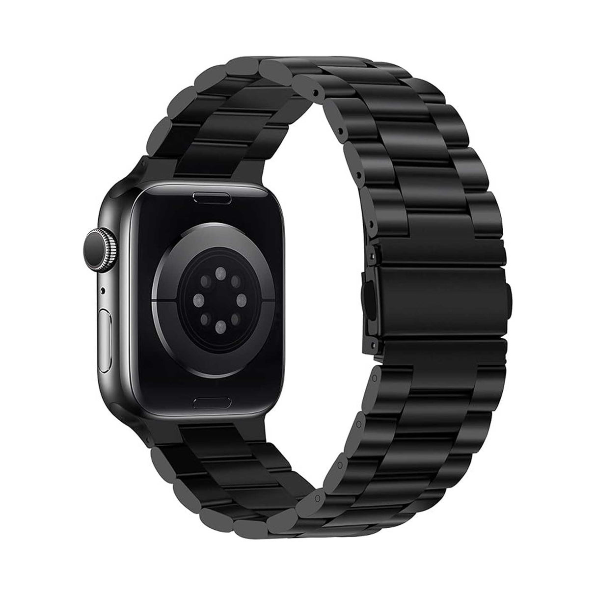 Stainless Steel Metal Band for Apple Watch 42/44/45/49mm - Black - Zayoom