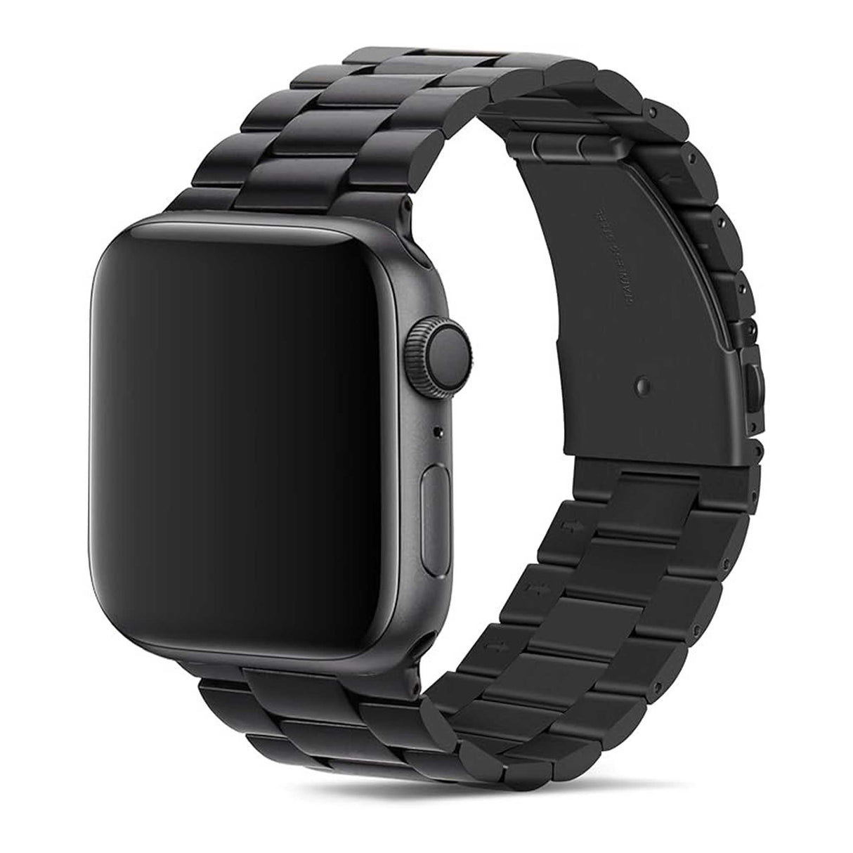 Stainless Steel Metal Band for Apple Watch 42/44/45/49mm - Black - Zayoom