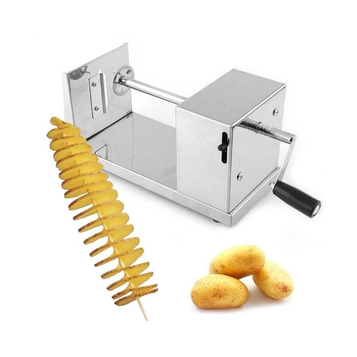 ستانلس ستيل قطاعة بطاطس يدوية