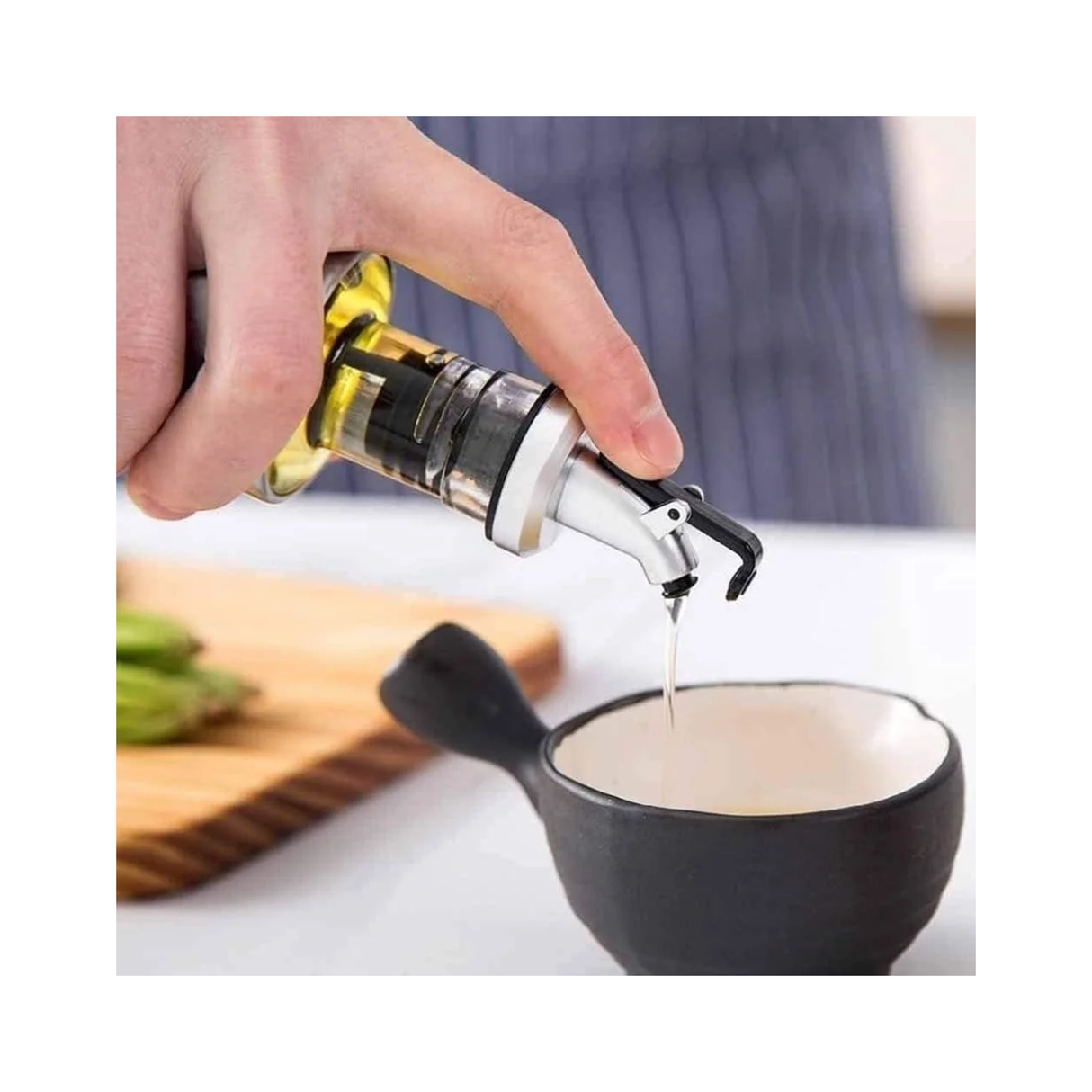 Oil and Vinegar Dispenser for Kitchen-3 Pcs