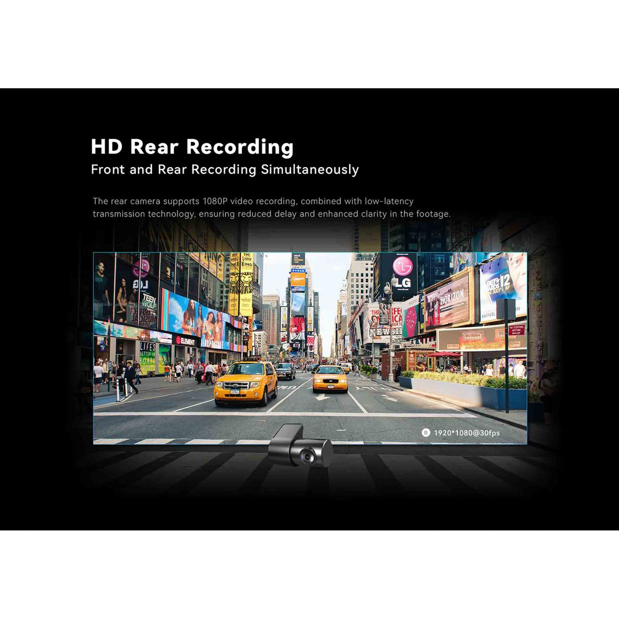 استي ليت تايم داش كاميرا بدقة 2K مع مراقبة عن بُعد عبر شبكة 4G وتتبع GPS