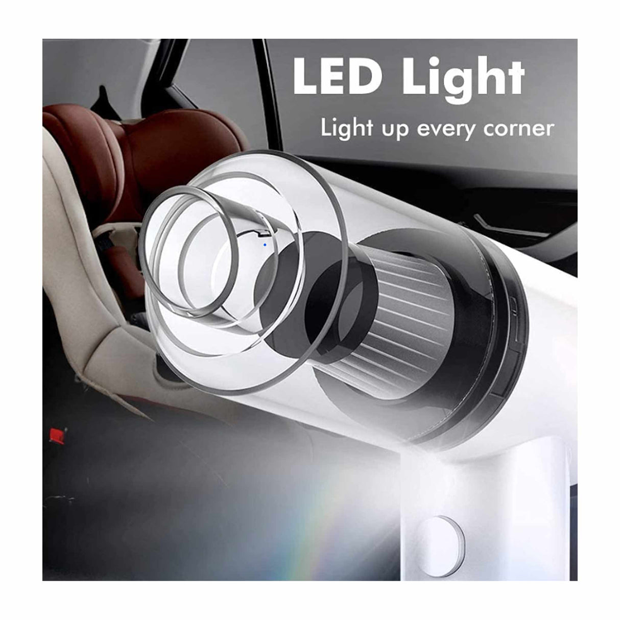 Suction Handheld Portable Vacuum Cleaner for Car, Pets & Home