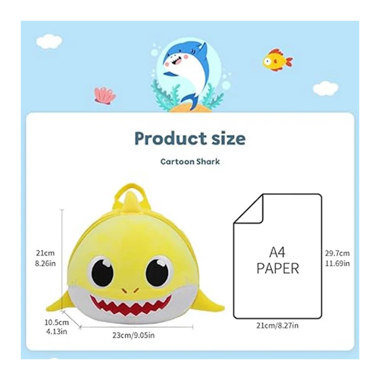 Supercute Babyshark Backpack