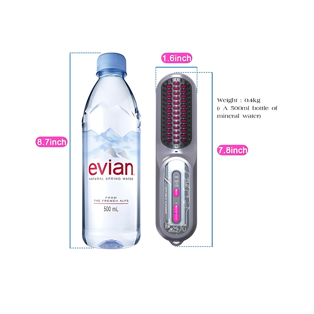 مملس شعر لاسلكي T96 – بيج – 9007002072