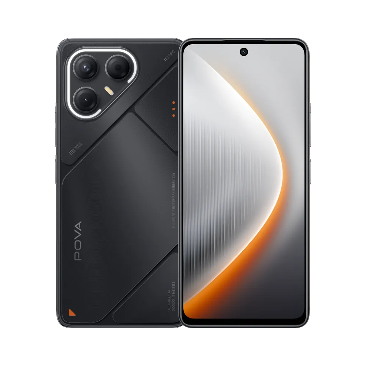 Tecno POVA 7 - 5G - 8GB - 256GB - Mobile Phone - Geek Black