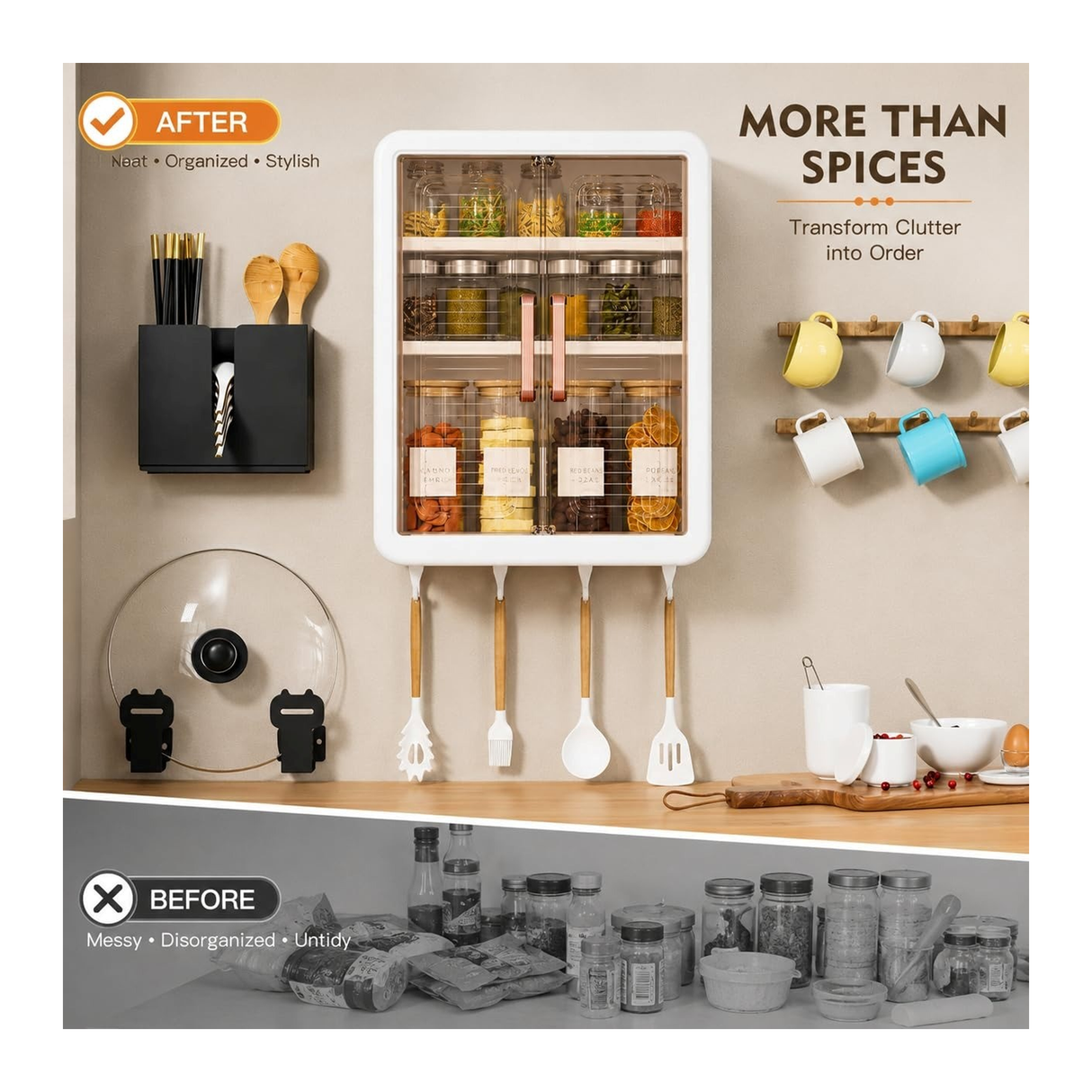 Wall Mounted Bathroom Storage Cabinet