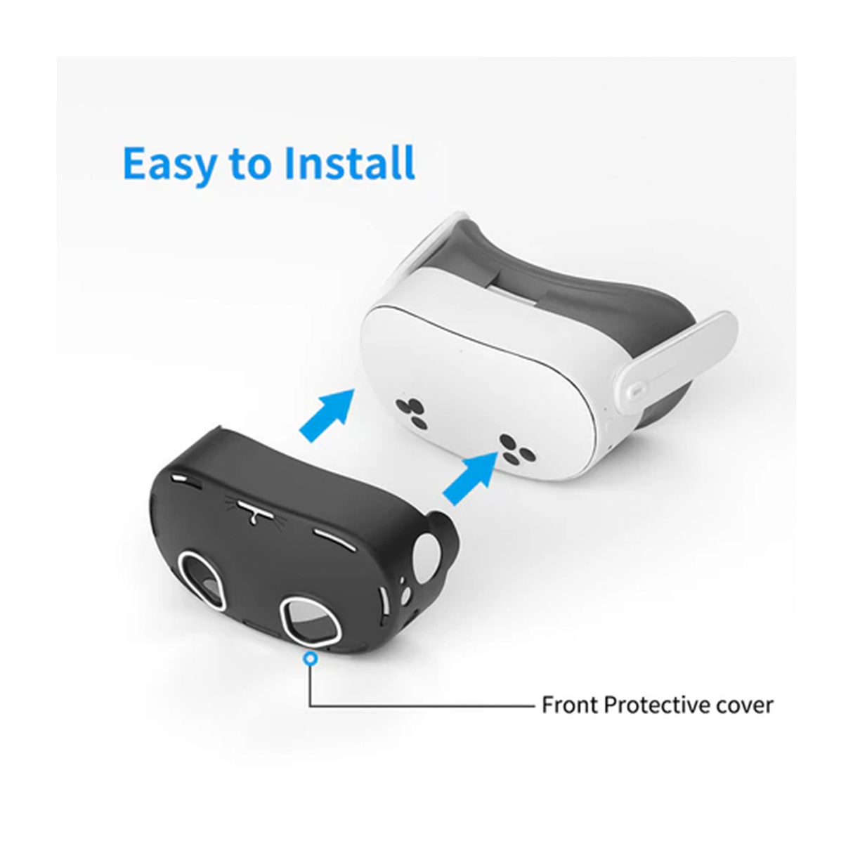 Transnovo 4 in1 VR Silicon Cover Set for Meta Quest 3S