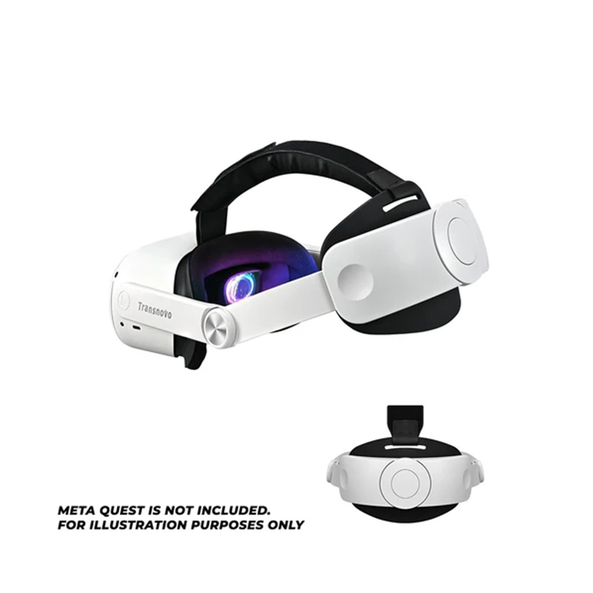 Transnovo RS2 VR Head Strap for Meta Quest 3 - White