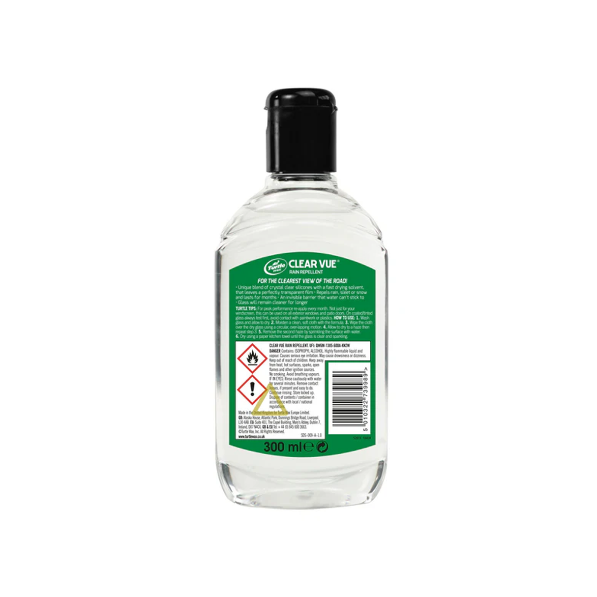 Turtle Wax Clear Vue Rain Repellent-52813 - Zayoom
