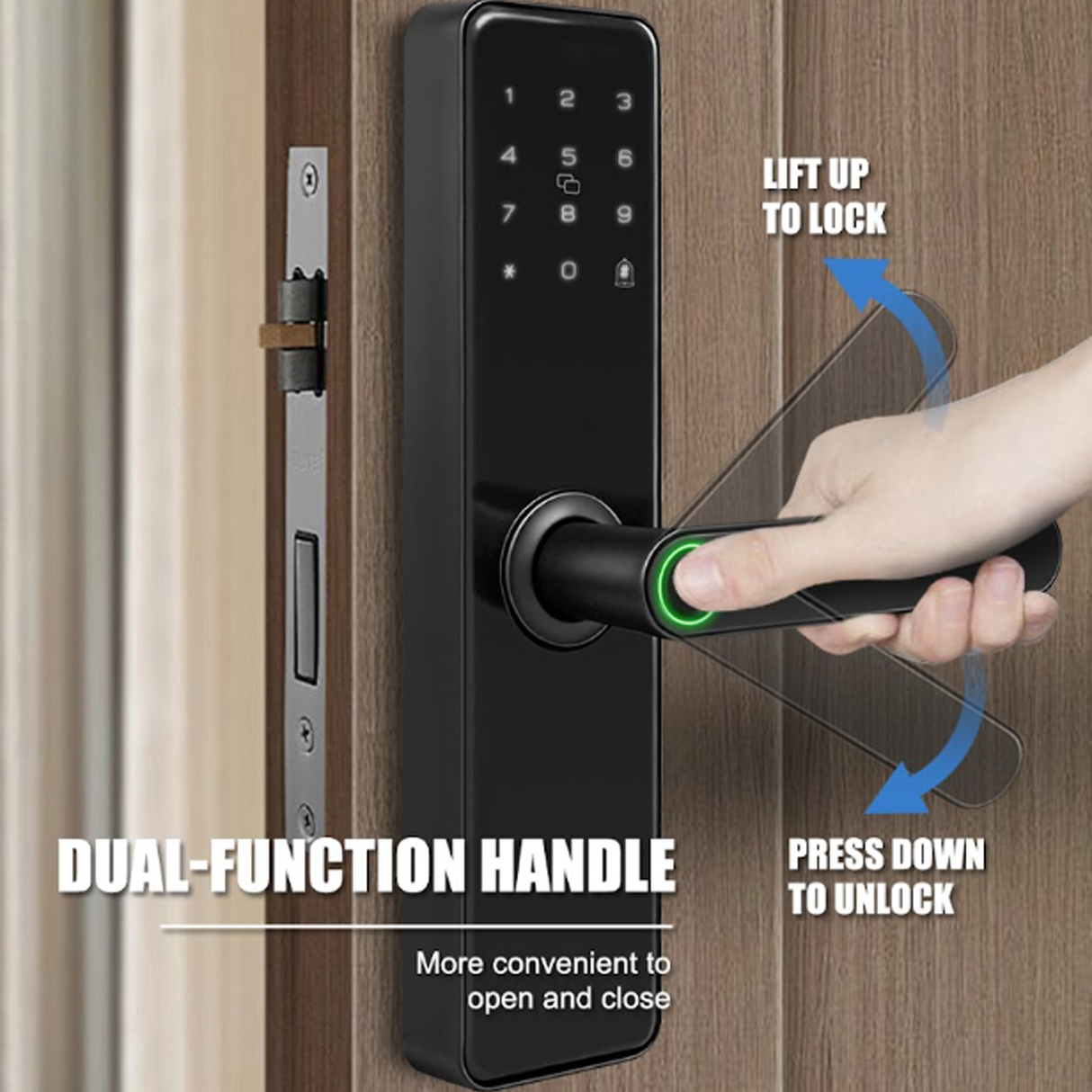 TTLock Smart Wooden Door Lock | 5 Unlock Methods