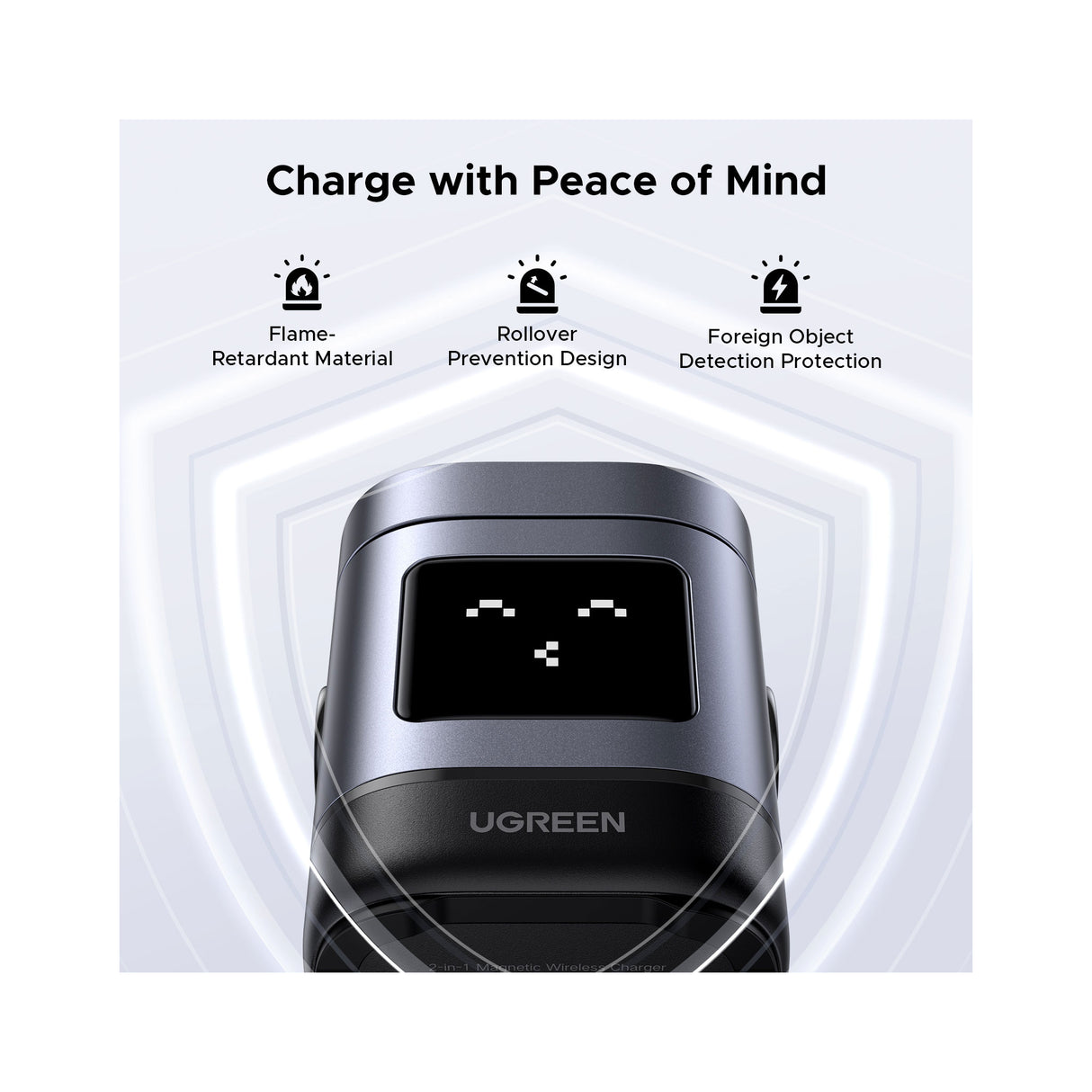 UGREEN 2-in-1 Magnetic Wireless Charger 20w - Zayoom