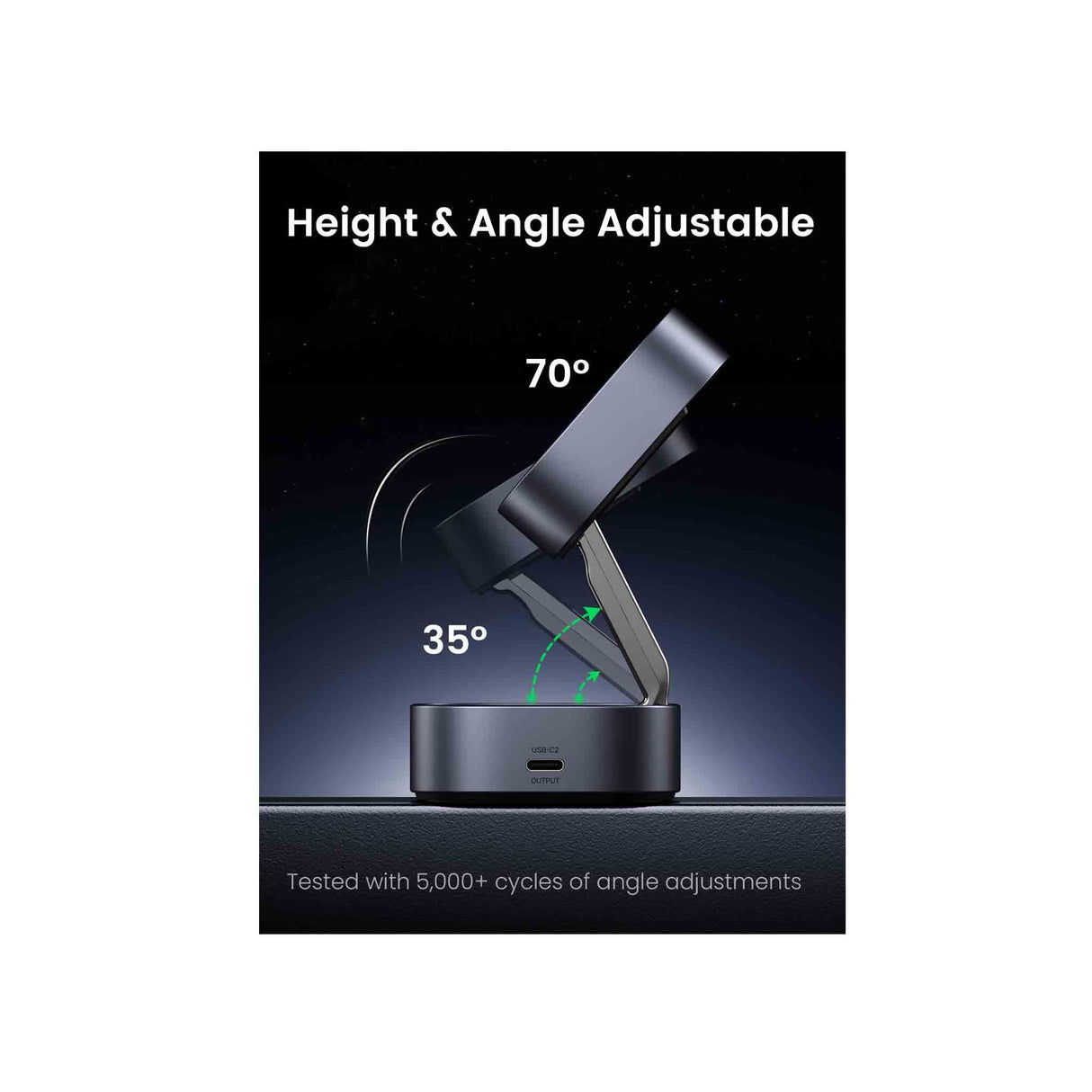 UGREEN 2-in-1 Magnetic Wireless Charger - 35278 - Zayoom