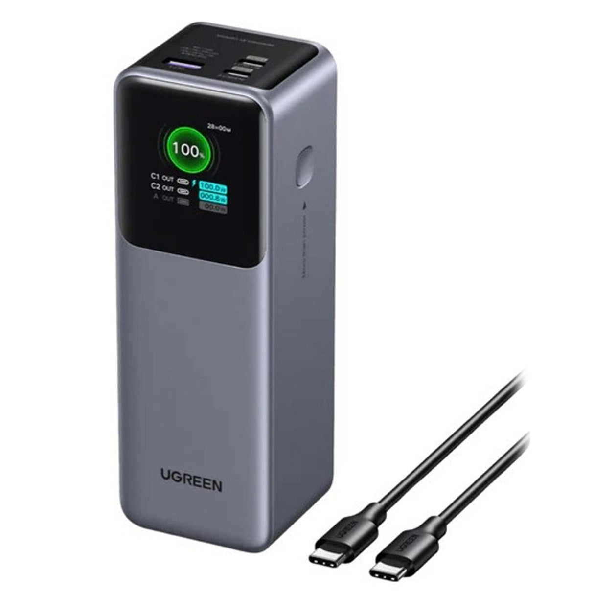 UGREEN 25000mAh Fast Charging Power Bank 35525B - 200W - Zayoom