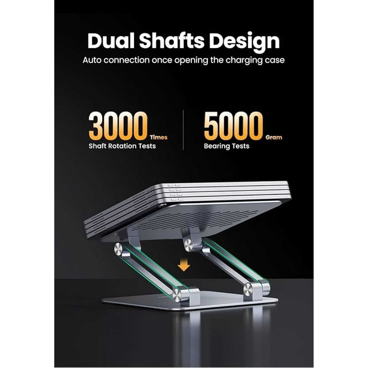 UGREEN - Adjustable Laptop Stand - Silver - Zayoom