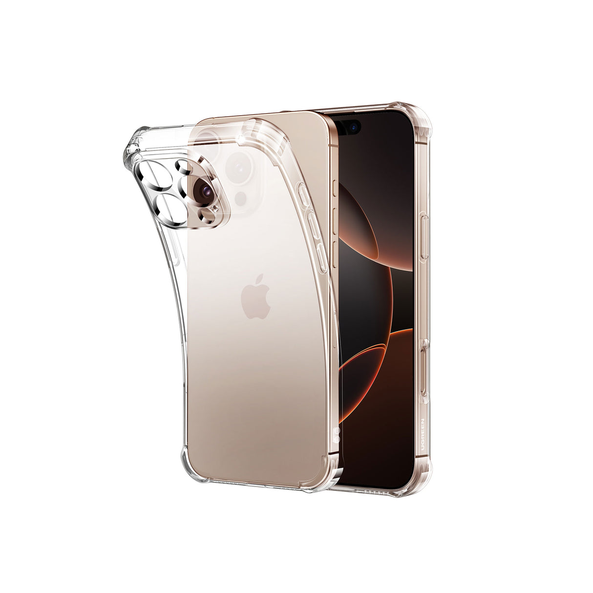 UGREEN Bright Cushion Protective Case for iPhone 16 Pro Max (Clear) - Zayoom