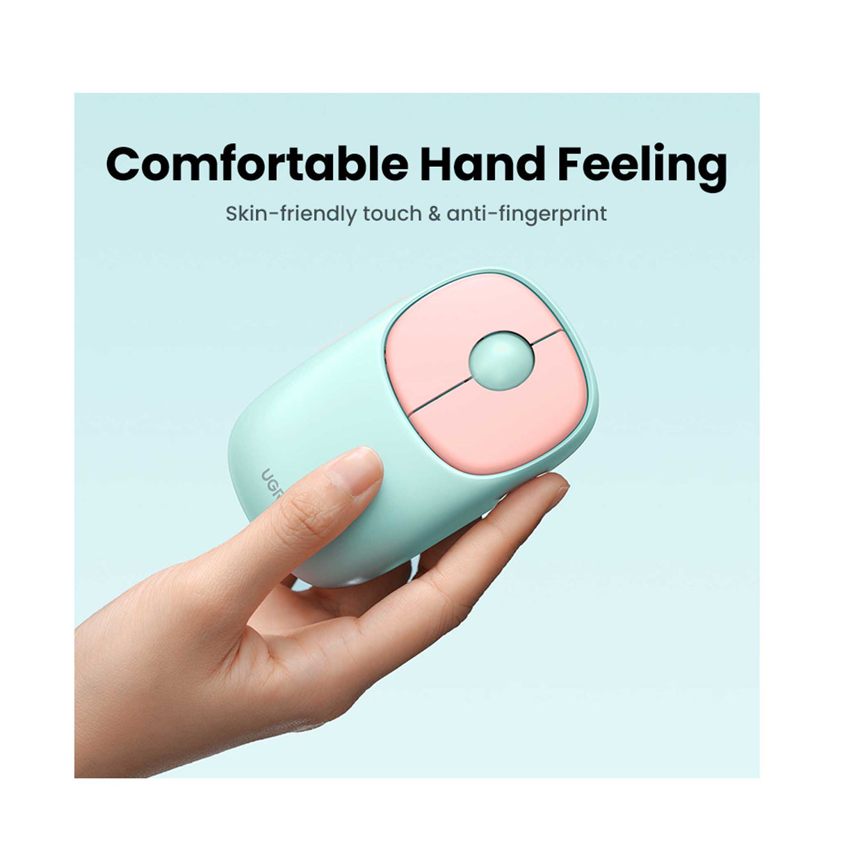 UGREEN - FUN+ Wireless Mouse - Pink - Zayoom