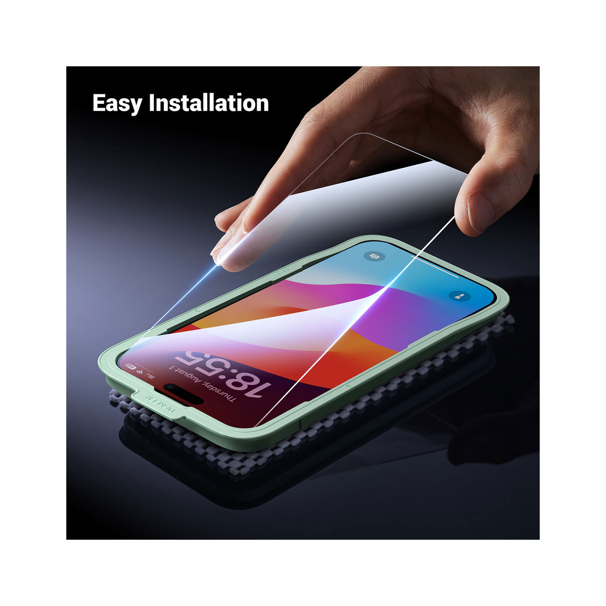 UGREEN HD Screen Protector with Installation Frame for iPhone 16 Pro Max (2-Pack) - Zayoom