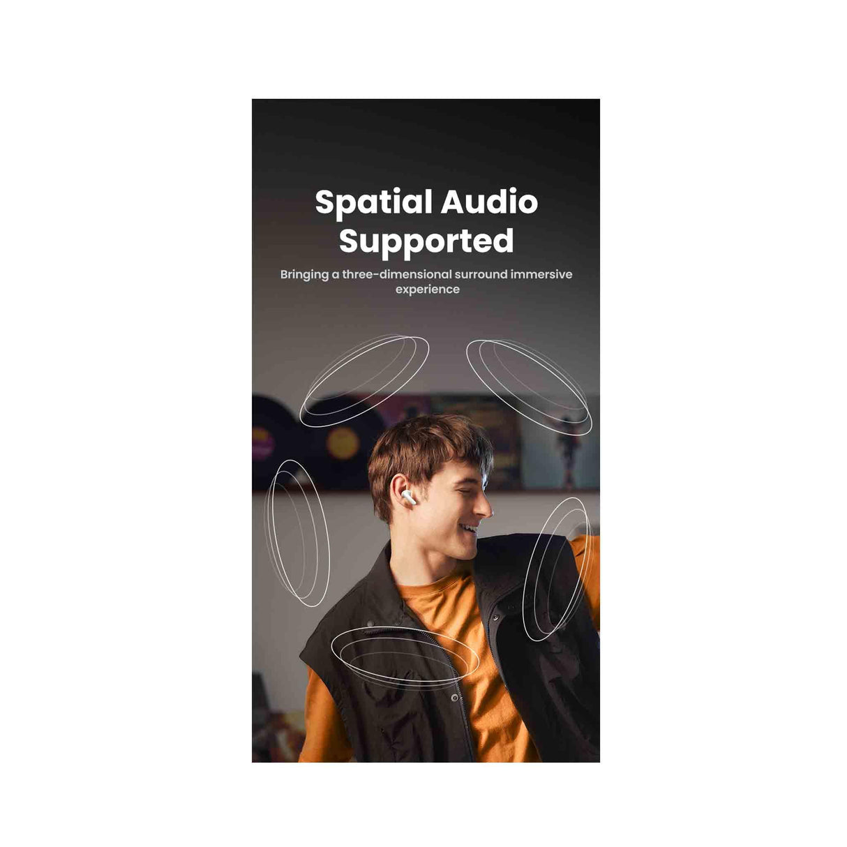 UGREEN HiTune H6 Pro Hybrid Cancelling Earbuds - White - Zayoom