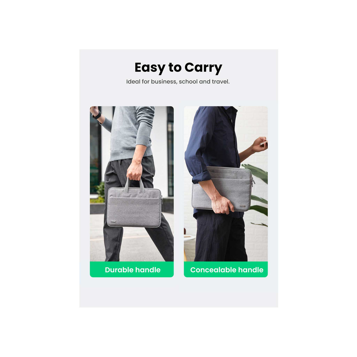 UGREEN - Laptop Bag 13 - 13.9 Inch - Gray - Zayoom